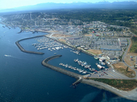 Aerial View Campbell River
